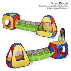 UTEX 3 in 1 pop up play tent teepee tent provides cozy hideaway for imaginative plays