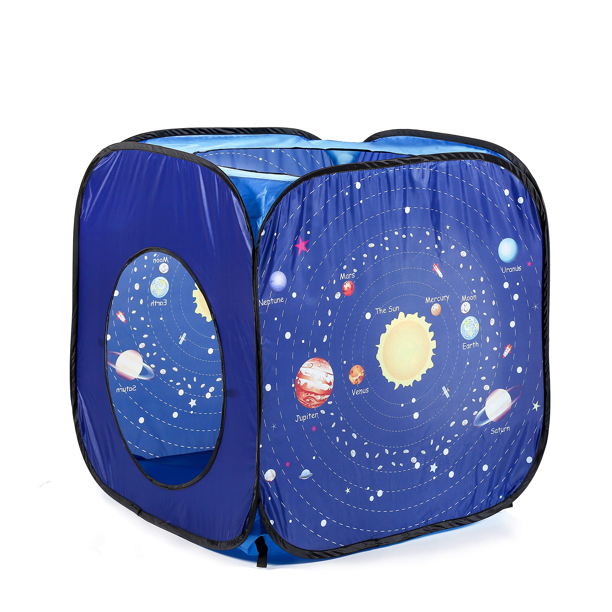 UTEX tepee tent provides a cozy entry for role-play.