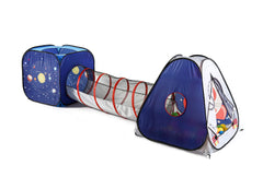 UTEX tunnel connects tents for crawling adventures.