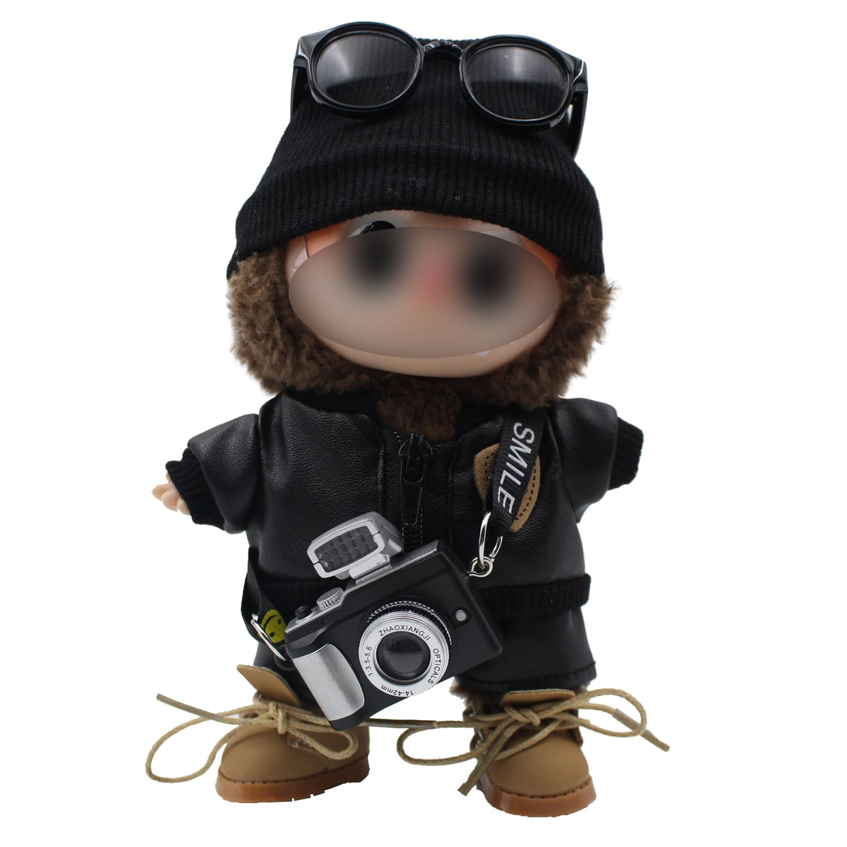 UtoMoya Labubu hat outfit for display-ready photos