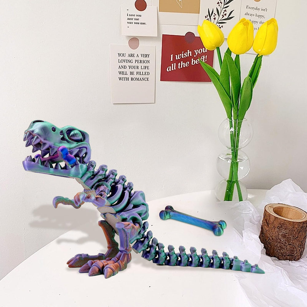 utosday dinosaur egg interior view reveals hidden articulated T-Rex