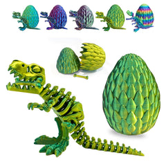 utosday tri-color dinosaur egg for eye-catching desk decor