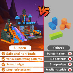 Uucoco gift-ready magnetic blocks set for birthdays or holidays.