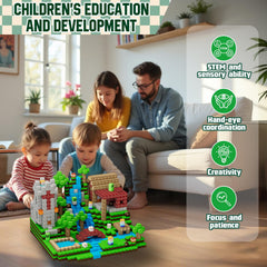 Outdoor-friendly Uucoco magnetic blocks promoting group STEM play and exploration.