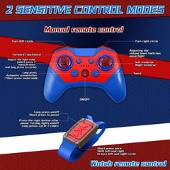 Uucoco S-pider supports gesture and remote control for family-friendly racing.