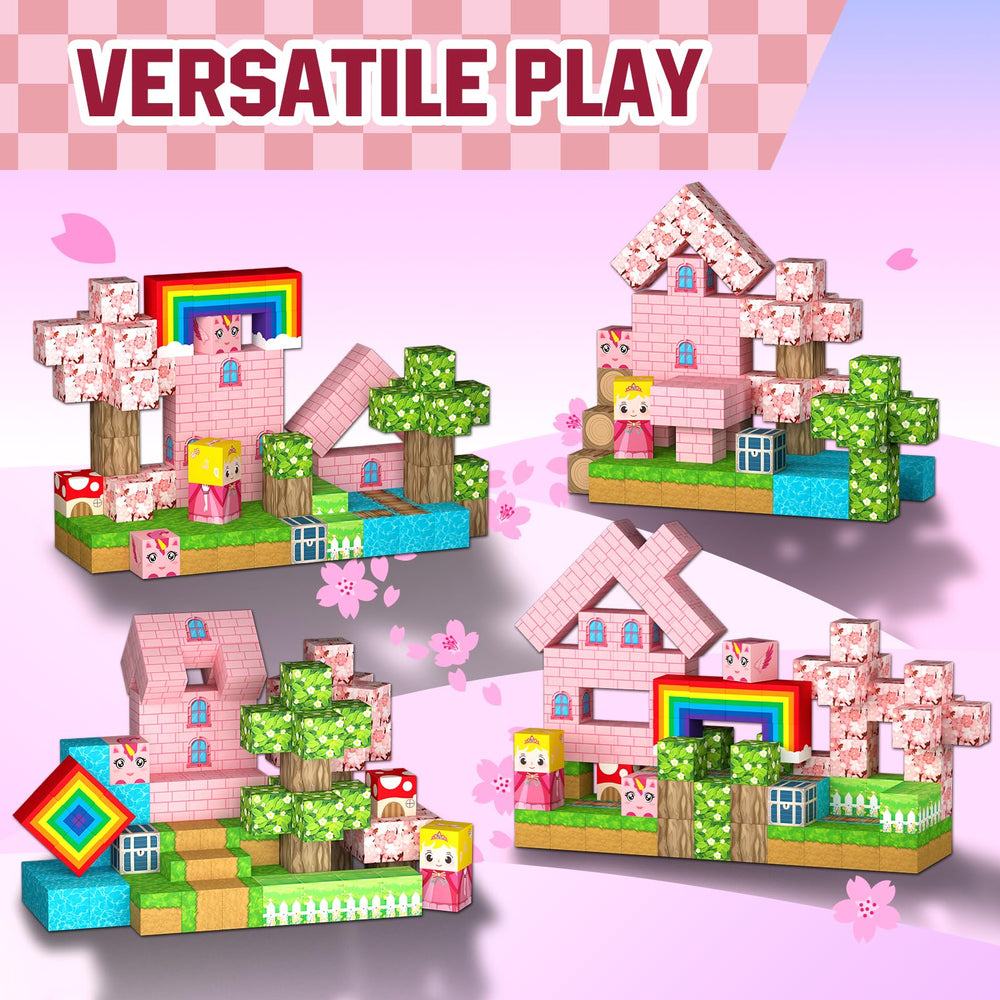 Uucoco safe and durable magnetic blocks with smooth edges for worry-free play