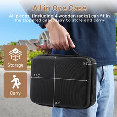 Uvcany all-in-one travel set fits neatly in a compact case.