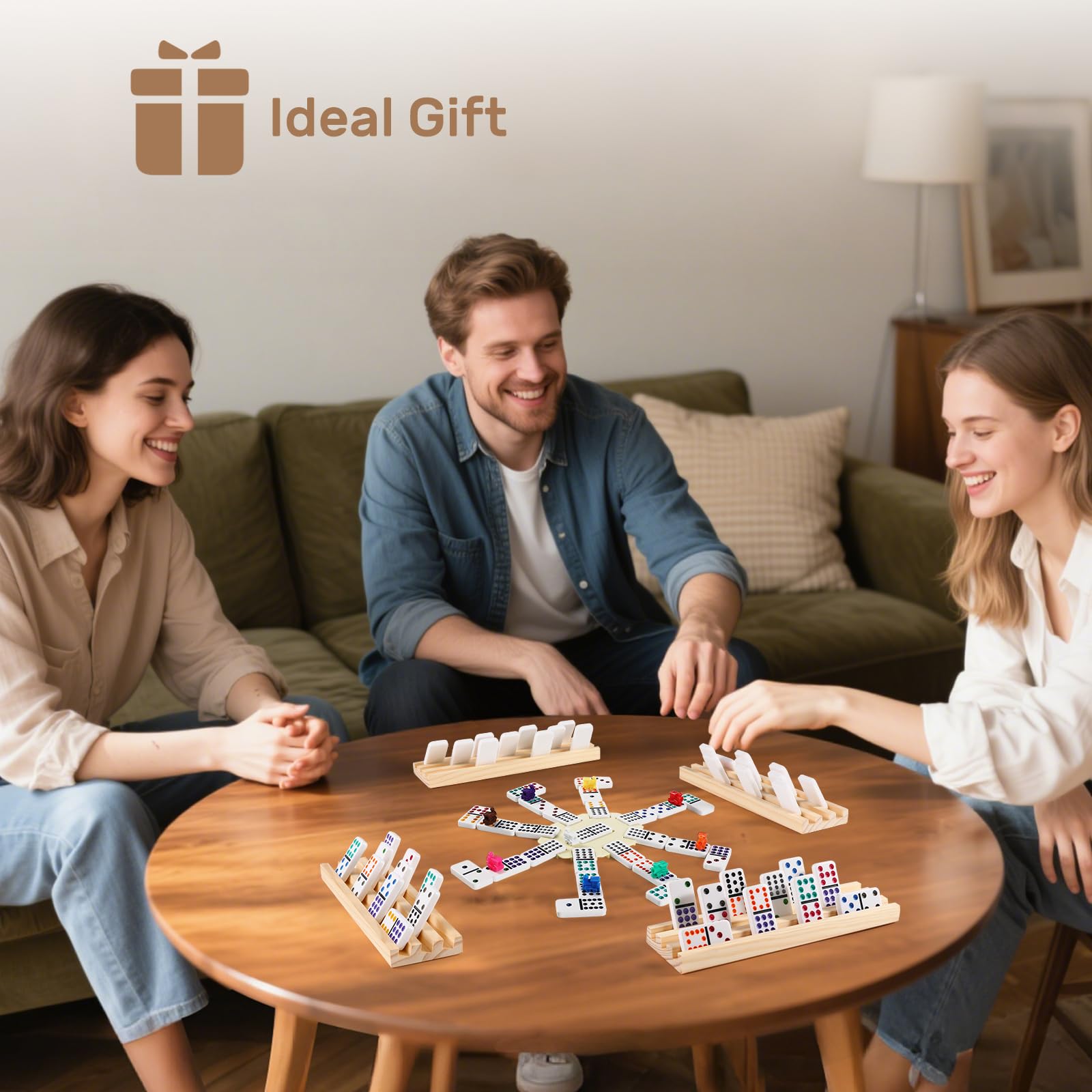 uvcany eco-friendly materials ensure durable, non-toxic domino pieces and trays