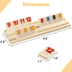 uvcany Rummy Cube family-friendly game promotes strategy and social play
