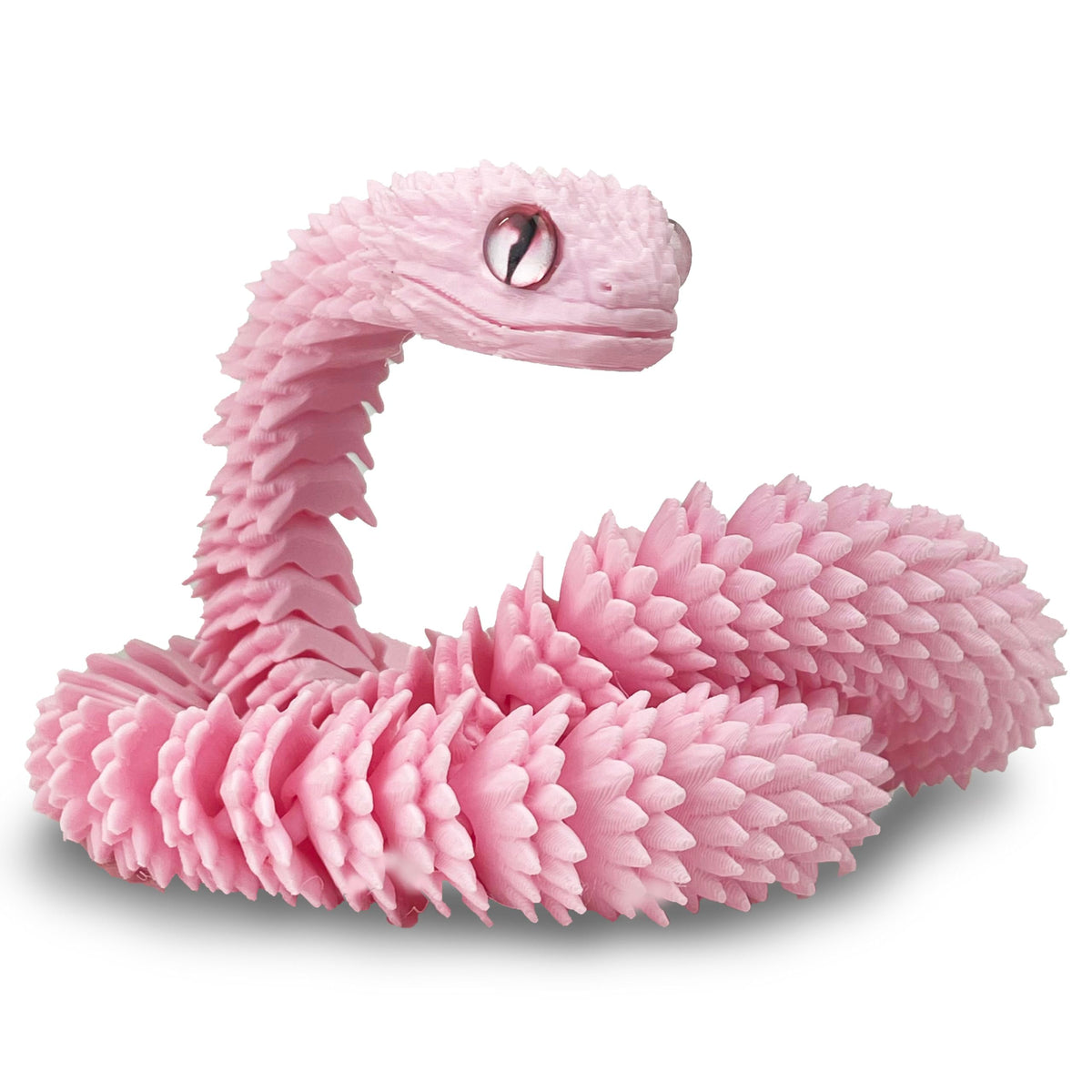 UXBSTM 24in snake toy 3D printed, a durable desk companion for focus.
