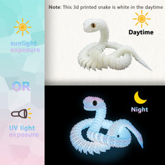 UXBSTM 3D-printed snake with hinged design enables flexible poses.