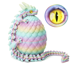 UXBSTM dragon egg inside visible, a captivating desk display and conversation starter.