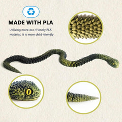 UXBSTM desk pet snake in unique PLA design enhances modern spaces