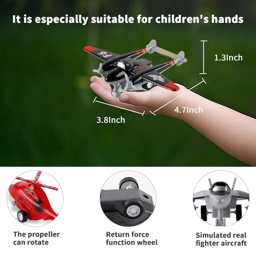 UXRPTU bomber pull-back aircraft for creative playtime