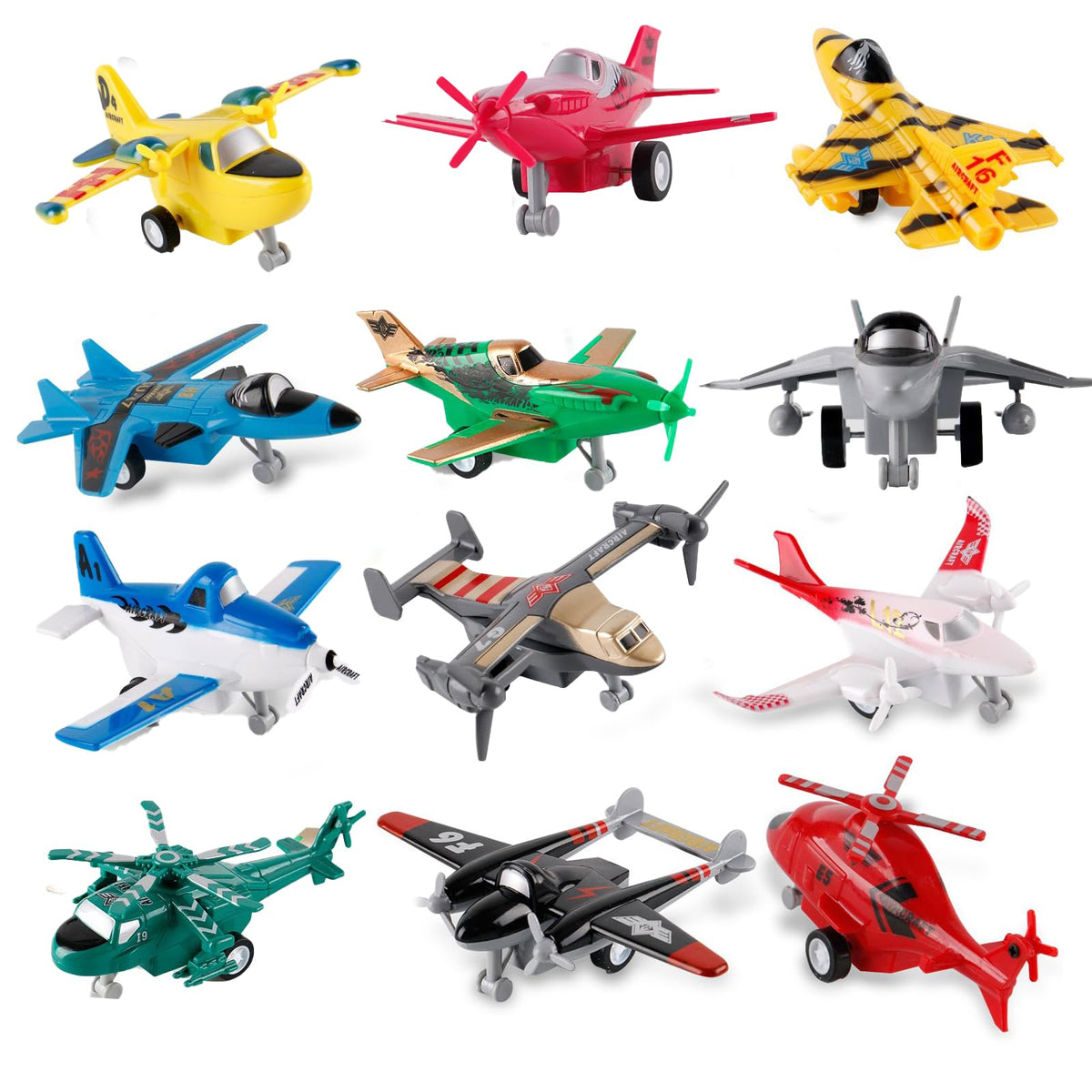 UXRPTU jet pull-back airplane toy for imaginative play