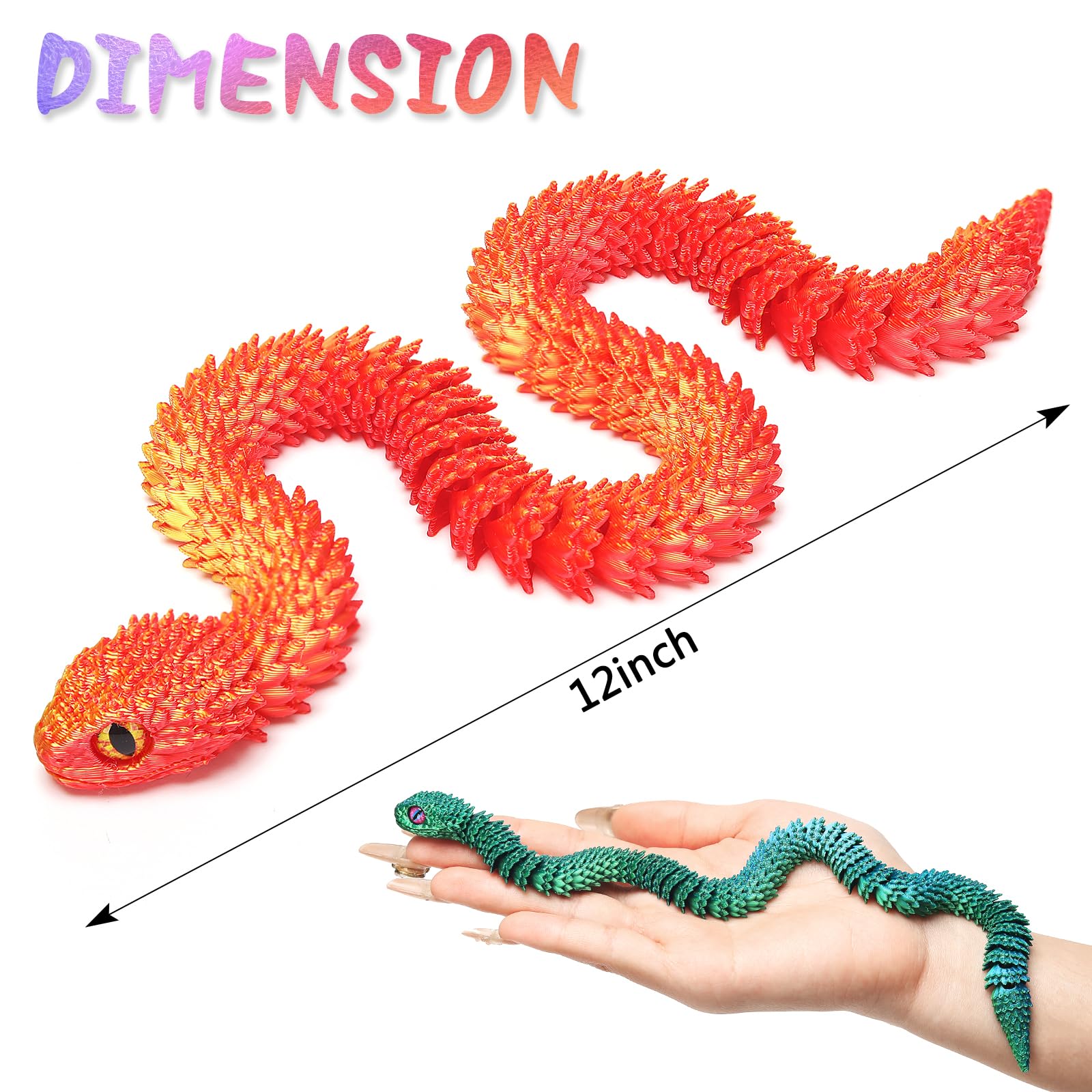 uyrzwek snake toy crafted from eco-friendly materials