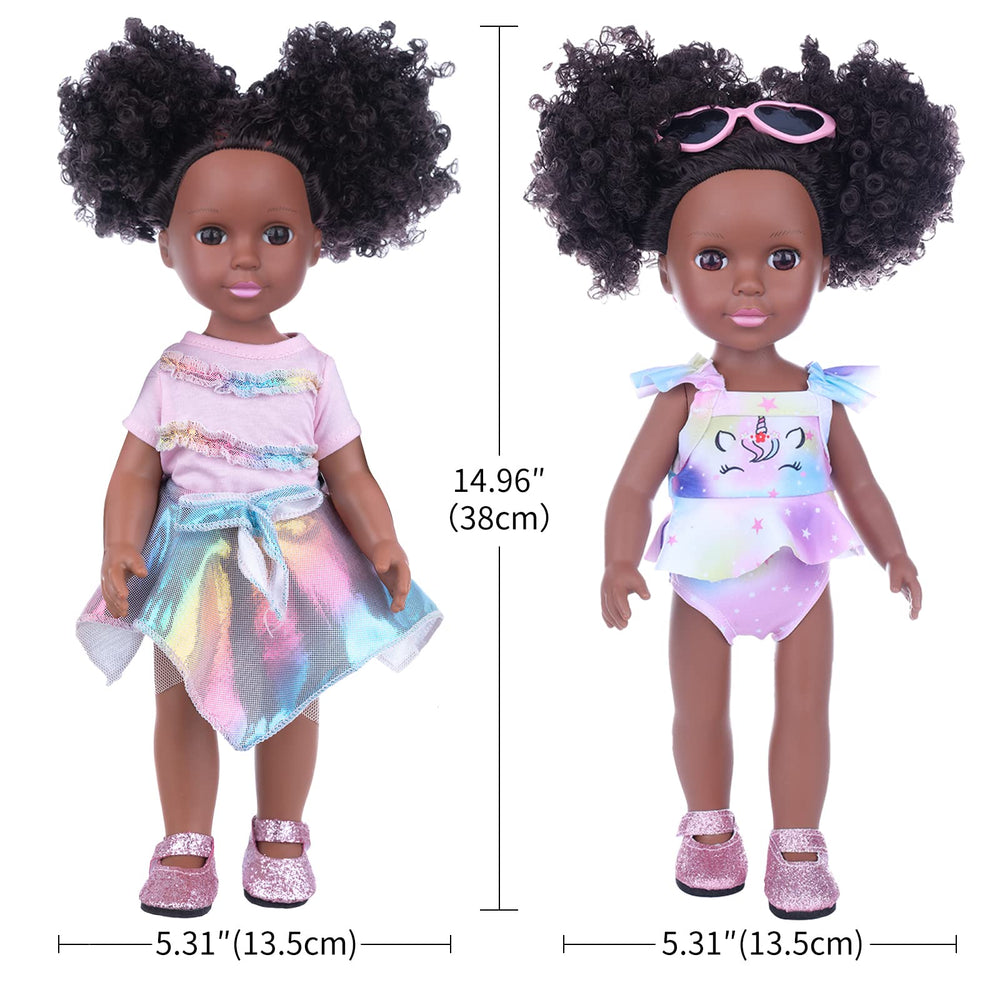UZIDBTO black doll hair clip adds stylish detailing during dressing