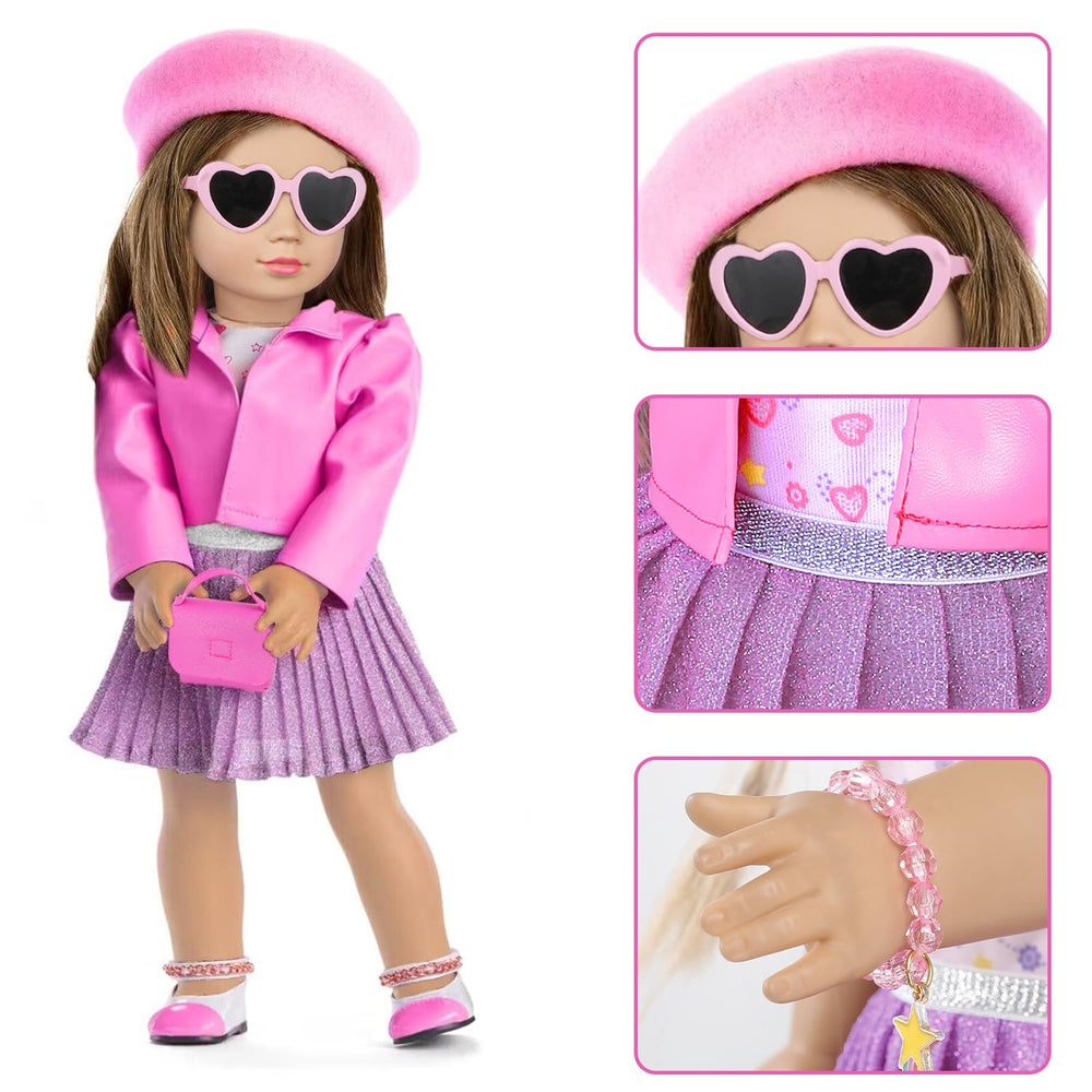 UZIDBTO doll sunglasses for stylish pretend wear during role play.