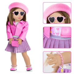 UZIDBTO doll sunglasses for stylish pretend wear during role play.