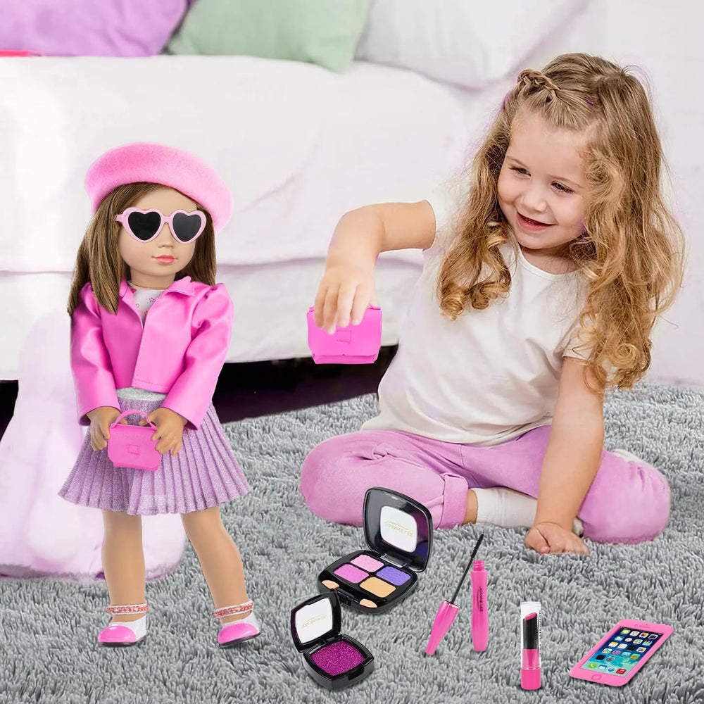 UZIDBTO lipstick prop enabling playful grooming and color in pretend makeup.
