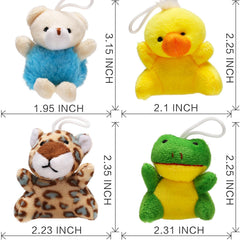 Uzoxlsn mini plush animals set, great for classroom rewards and goody bags.