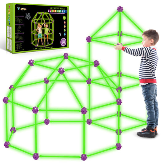 V-Opitos glow dart rods for bright, imaginative fort building.