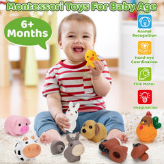 V-Opitos BPA-free soft vinyl animals keep play safe and enjoyable.