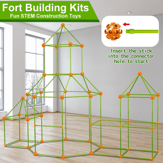V-Opitos connector balls and poles offer secure, easy assembly for children.