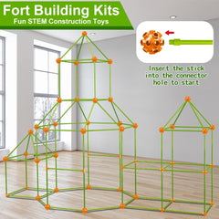 V-Opitos connector balls and poles offer secure, easy assembly for children.