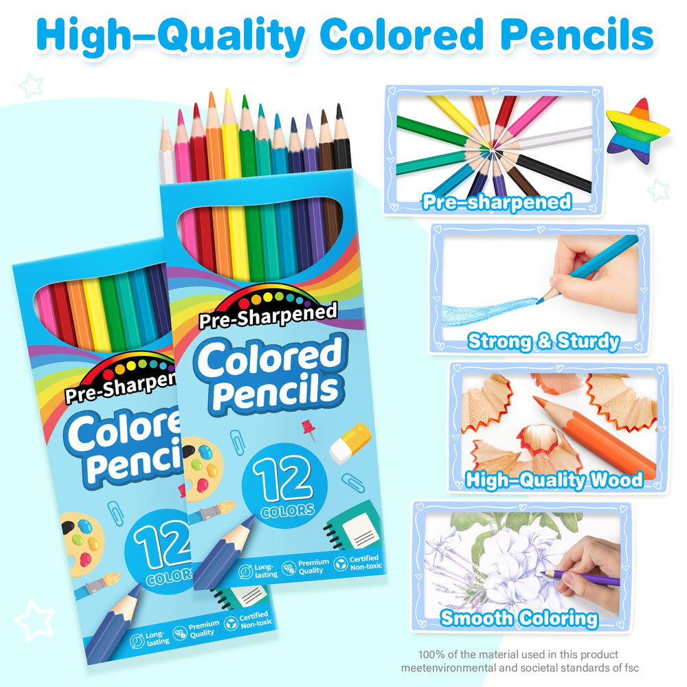 V-Opitos pencils with rich pigments that stay vibrant across drawings