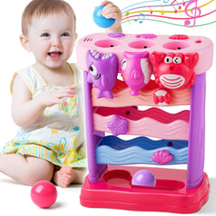 V-Opitos shark feeding interaction promotes sensory play for toddlers.