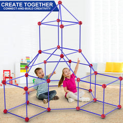 V-Opitos six-channel-connectors create strong joints for tall structures.