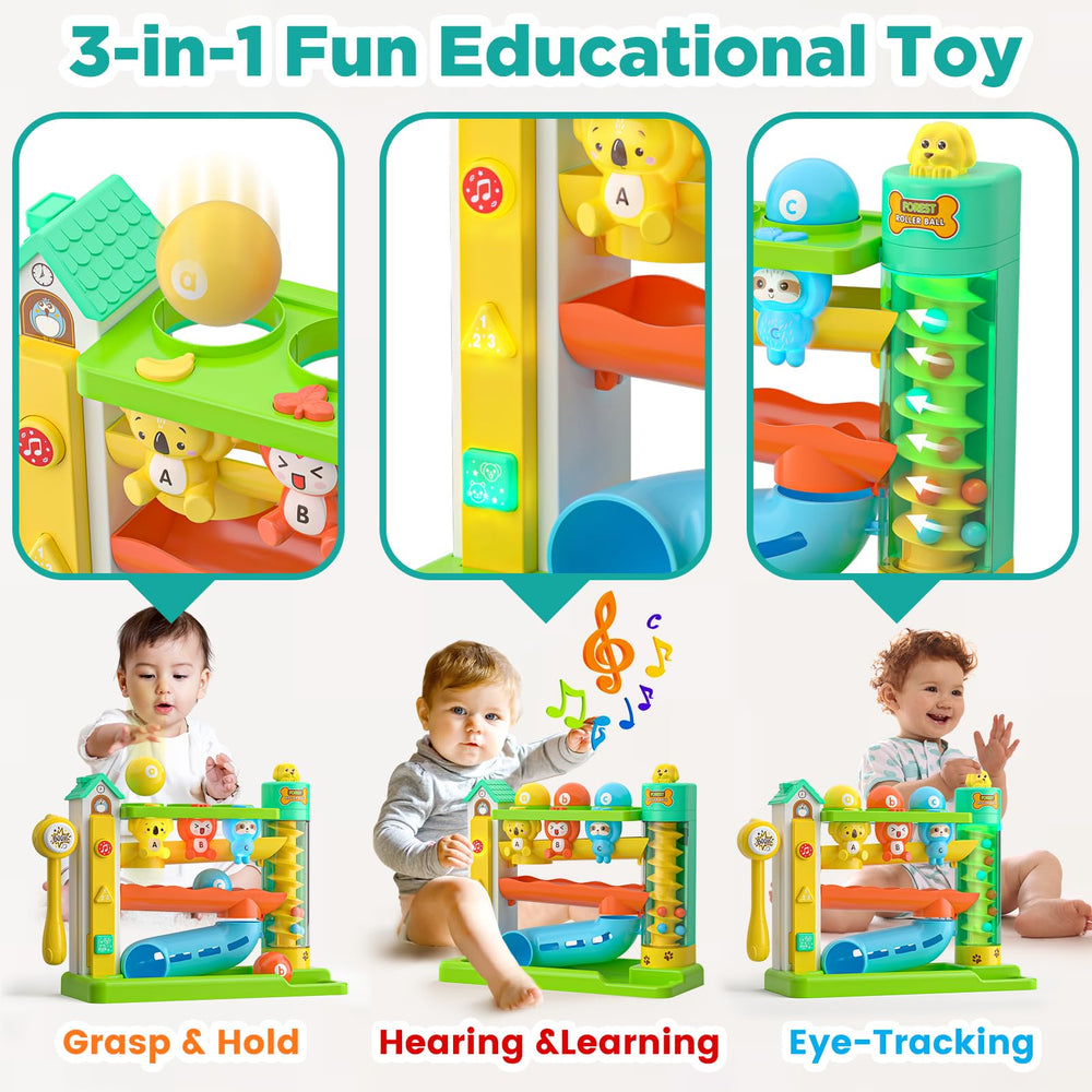 Vahome ball drop toy lights: colorful sensory stimulation during play.