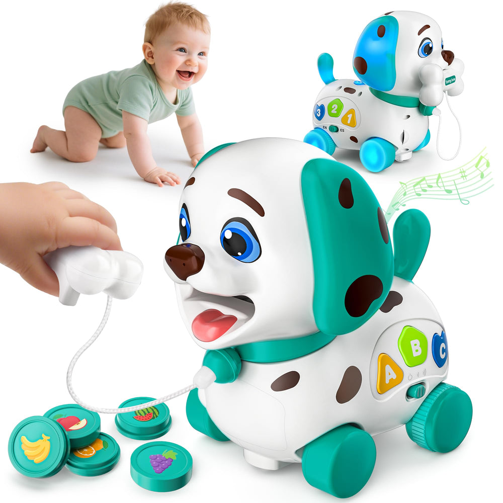 Vahome Puppy Toy front view with music encourages auditory exploration for babies