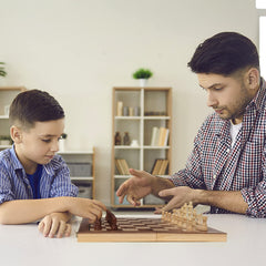Vahome travel-friendly chess set ready for backpack or carry-on use