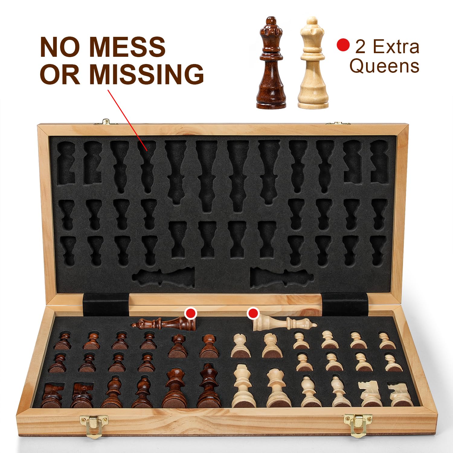 Vahome wooden board surface detail showing smooth finish and magnets