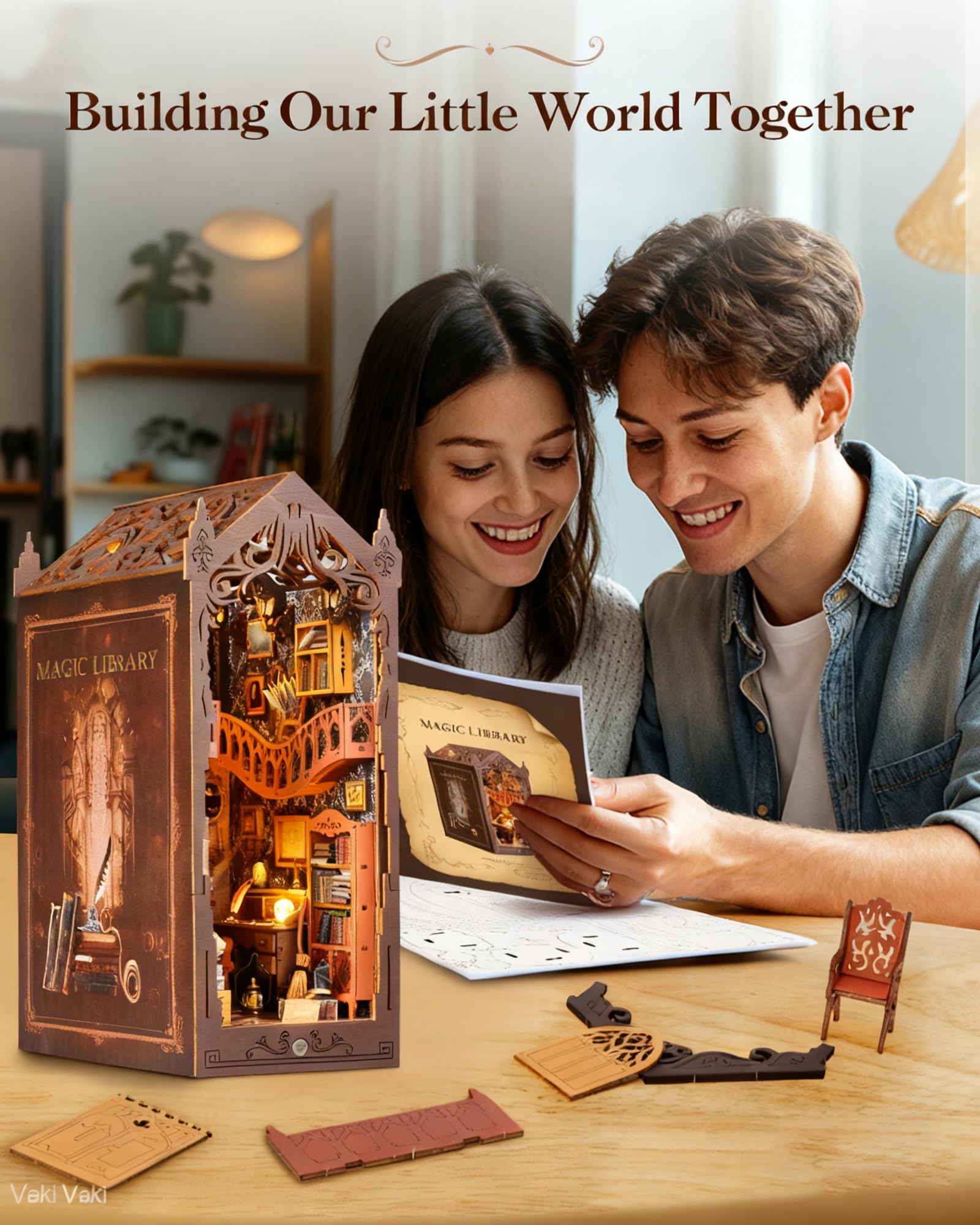 Finished display option with LED-lit detail enhances realism and wonder.