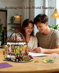 Vaki Vaki dollhouse in progress highlights focused, creative building