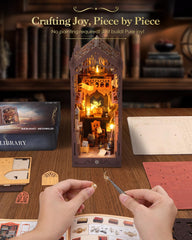 Miniature shelf décor for charming room accent and conversation piece.