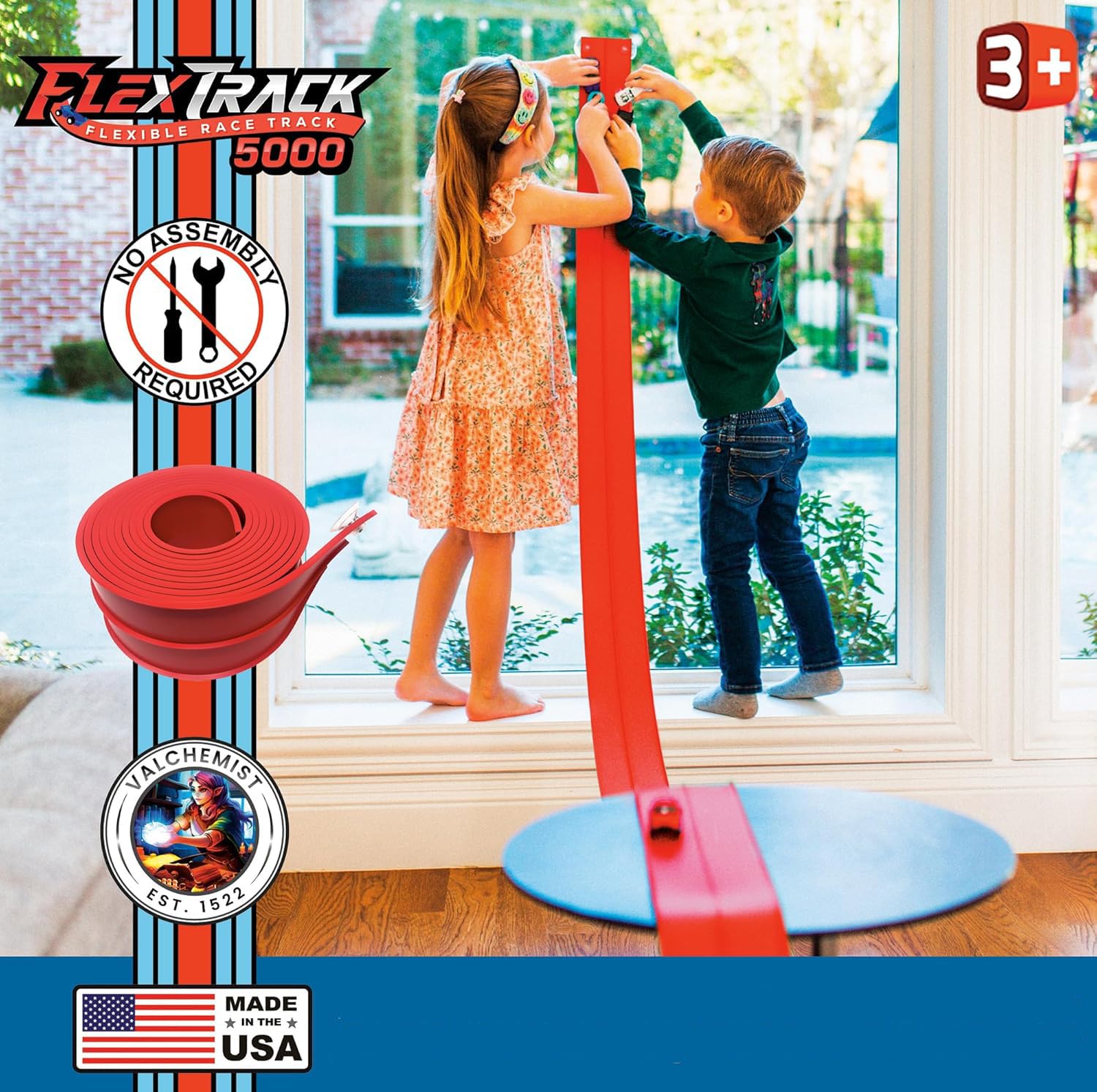 Valchemist FlexTrack 5000 Montessori-inspired play promotes creativity and planning.