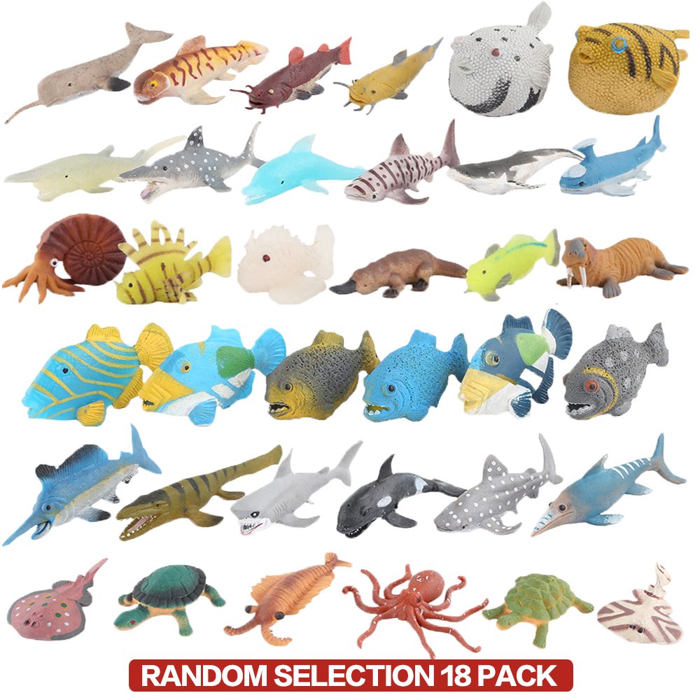 ValeforToy color-changing sea creatures add surprise during warm water play.