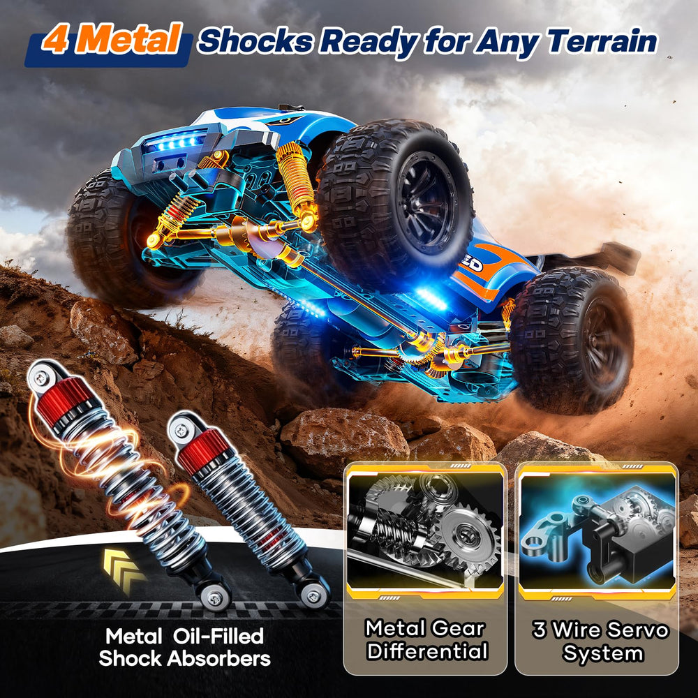 ValueTalks 1/16 RC Car shark design for bold aesthetics.