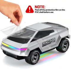 ValueTalks RC pickup truck fast acceleration across varied terrain.