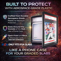 VALUN hard TPU slab guard offers a precise fit for PSA graded cards.