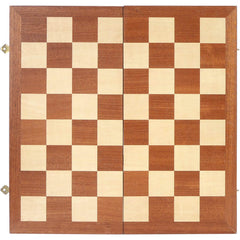 Vamslove 8x8 checkers board offers classic gameplay on a durable wooden surface.