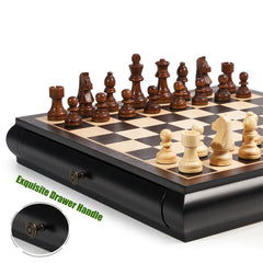 VAMSLOVE checkers pieces complement the 2-in-1 board for family games