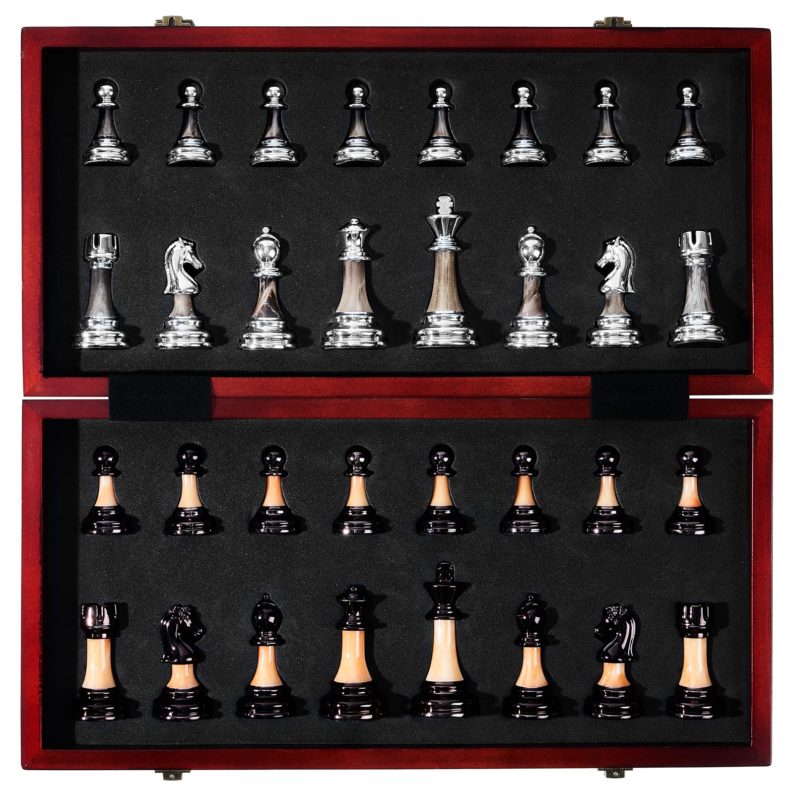 VAMSLOVE chess set doubles as stylish decor when not in play.