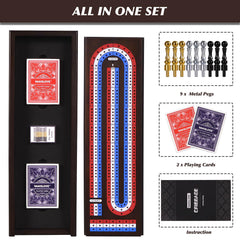 VAMSLOVE large slots hold two decks of cards and nine pegs