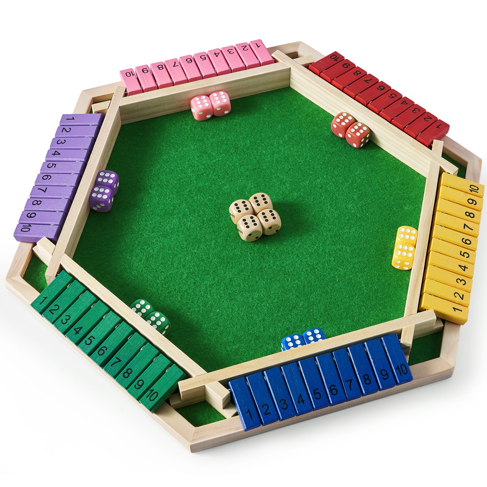 Vamslove family game night setup shows multiple players enjoying math play.