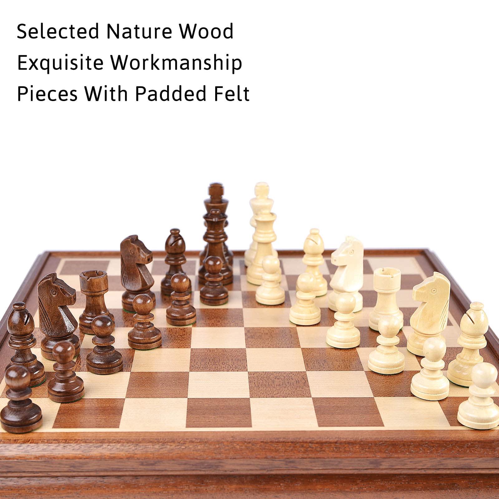Vamslove premium Sapele wood grain enhances aesthetic and tactile feel.